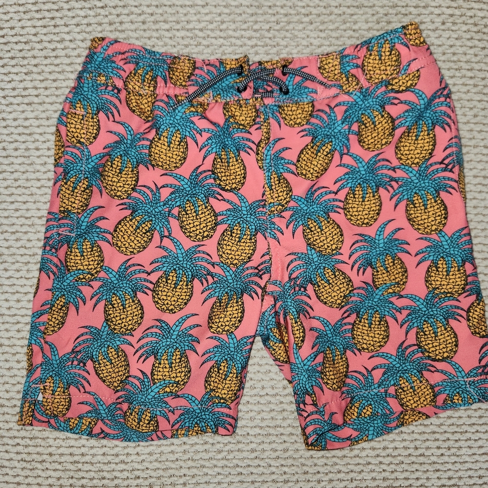 First Wave Pineapple Swim Trunks, Boys 6/7